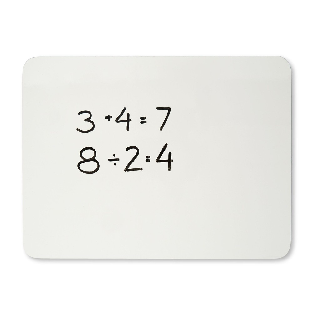 Dry Erase Board, Two Sided, Lined/Plain, 9" x 12" (35120)