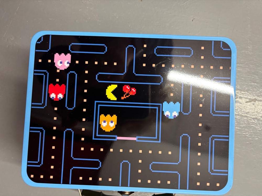Pac Man Metal Lunch Box
