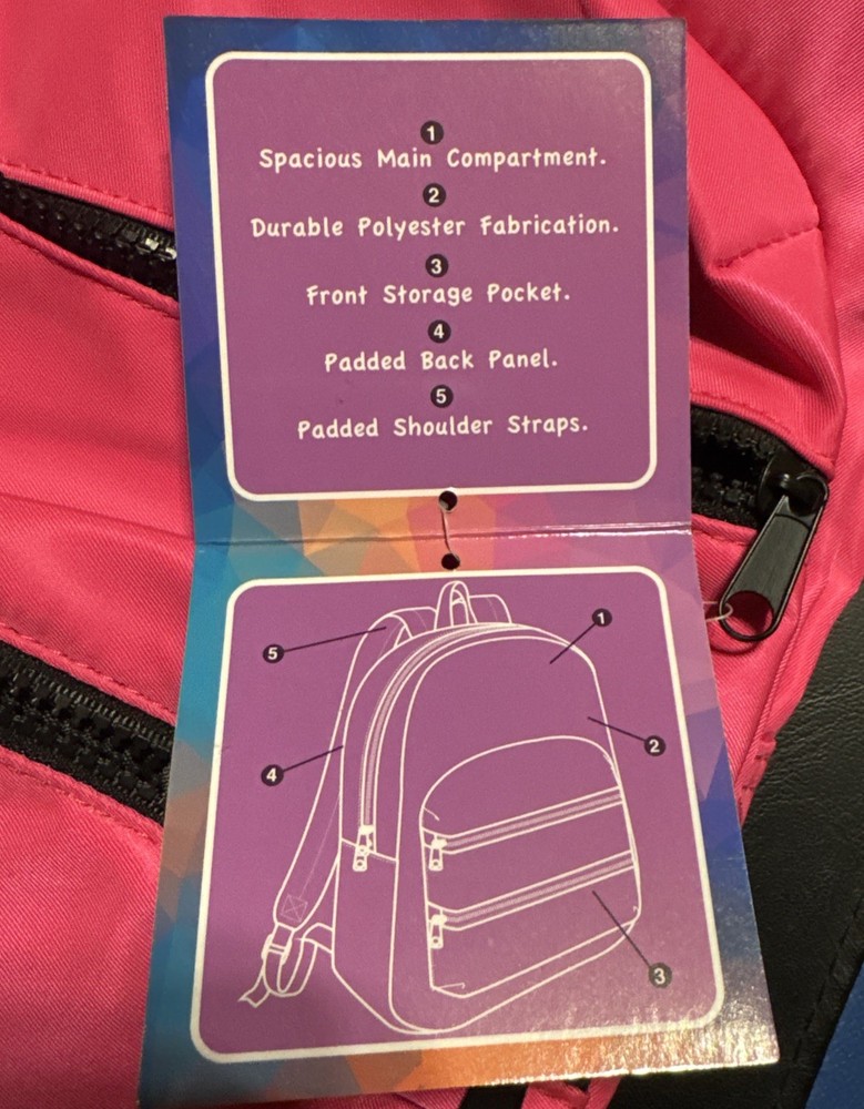 Multi Zip Kid Backpack