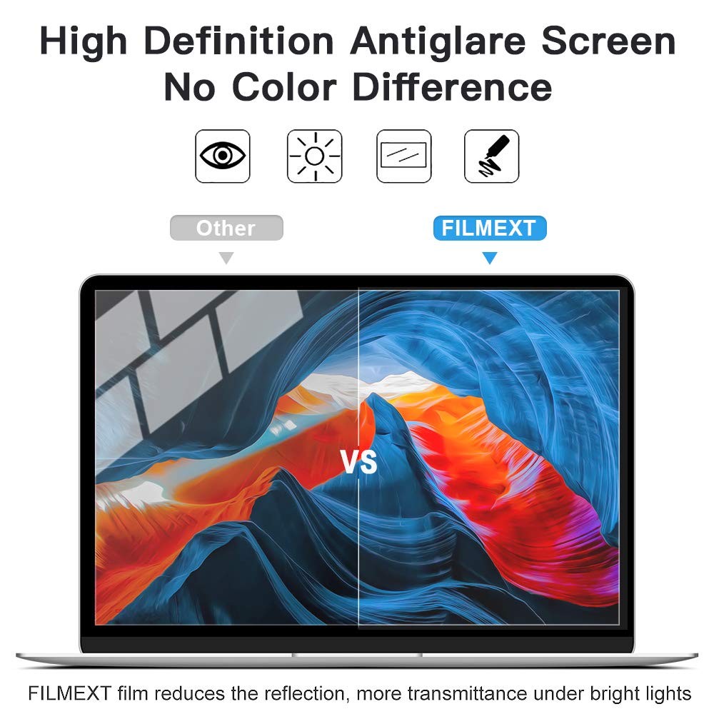 2 Pack 14in Laptop Screen Protector Anti Glare Blue Light Filter