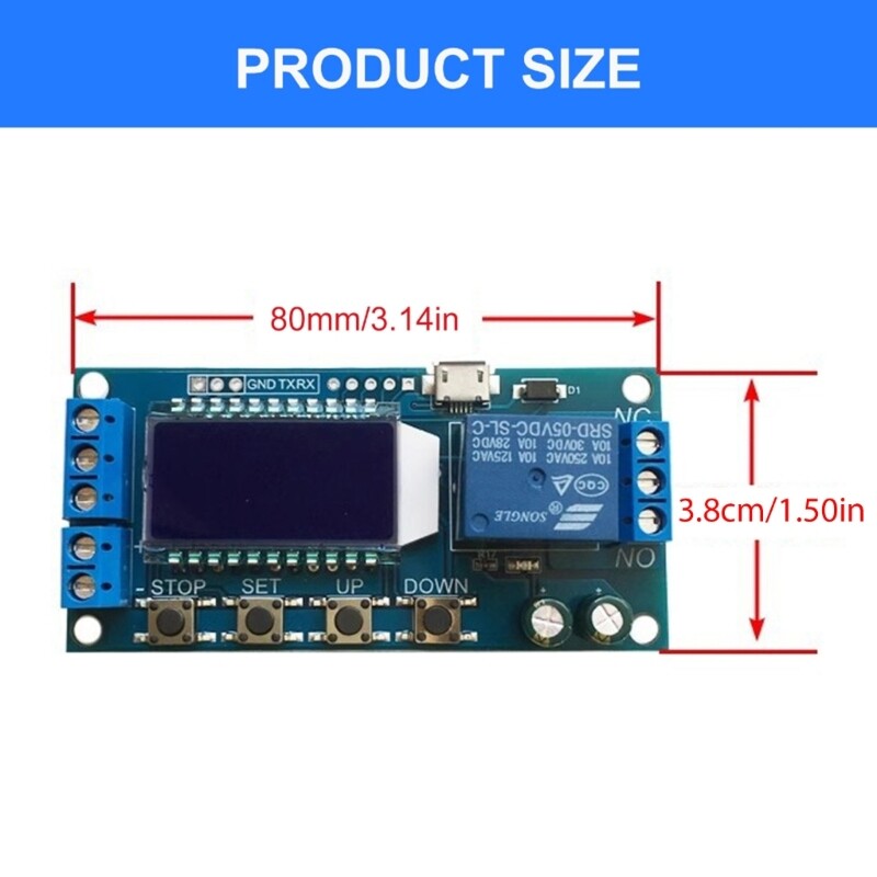 Timer Relays Controller Module Cycle Triggers Delay Timer Electronic Relays