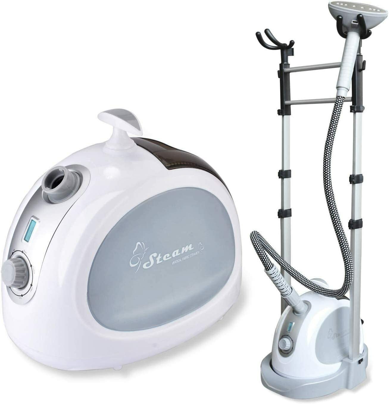 PowCube Garment Steamer,Standing Clothes Steamer with Clothes Hanger