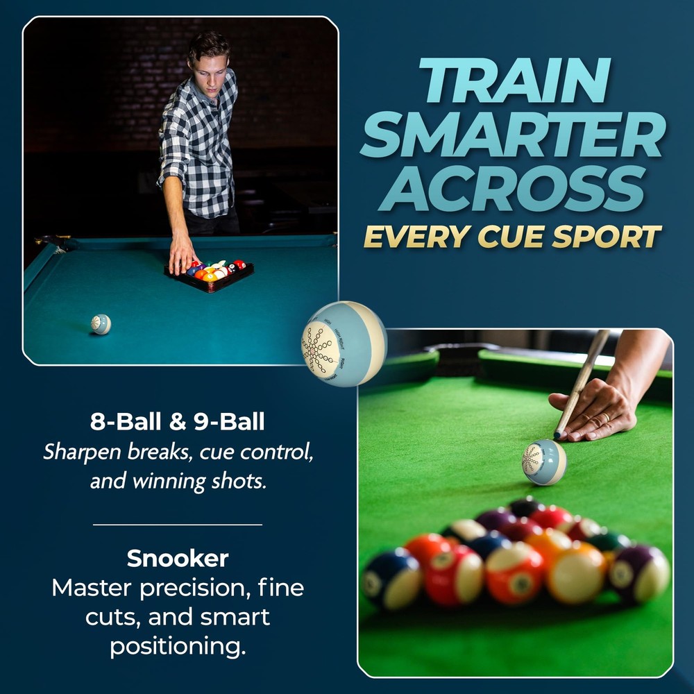 Cue Balls for Pool Table - Durable, Scratch-Resistant Weighted Cue Ball