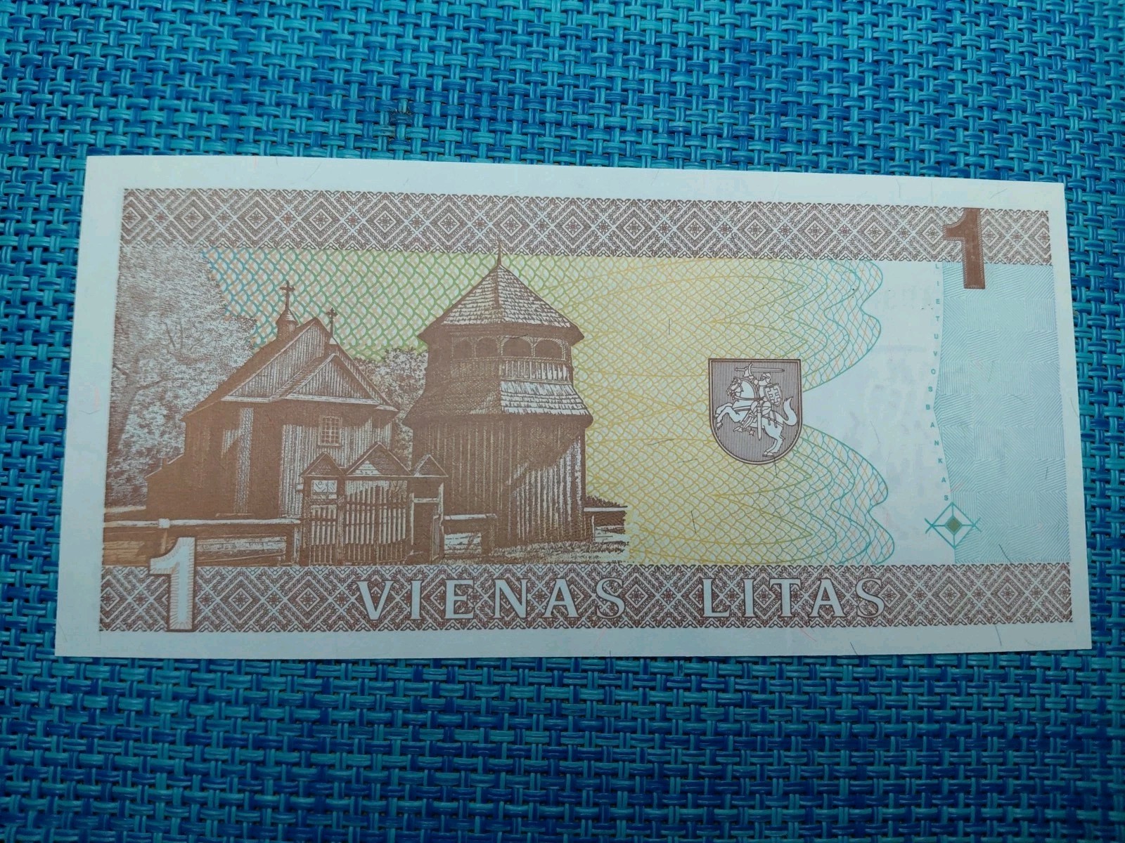 🇱🇹 Lithuania 1 litas 1994 P-53a unc banknotes 031926-16