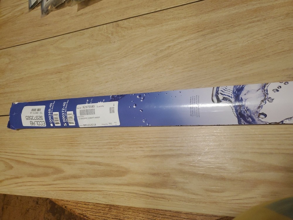 T & S Brass 000372-40 Chrome 24" Riser For 3/8" Npt