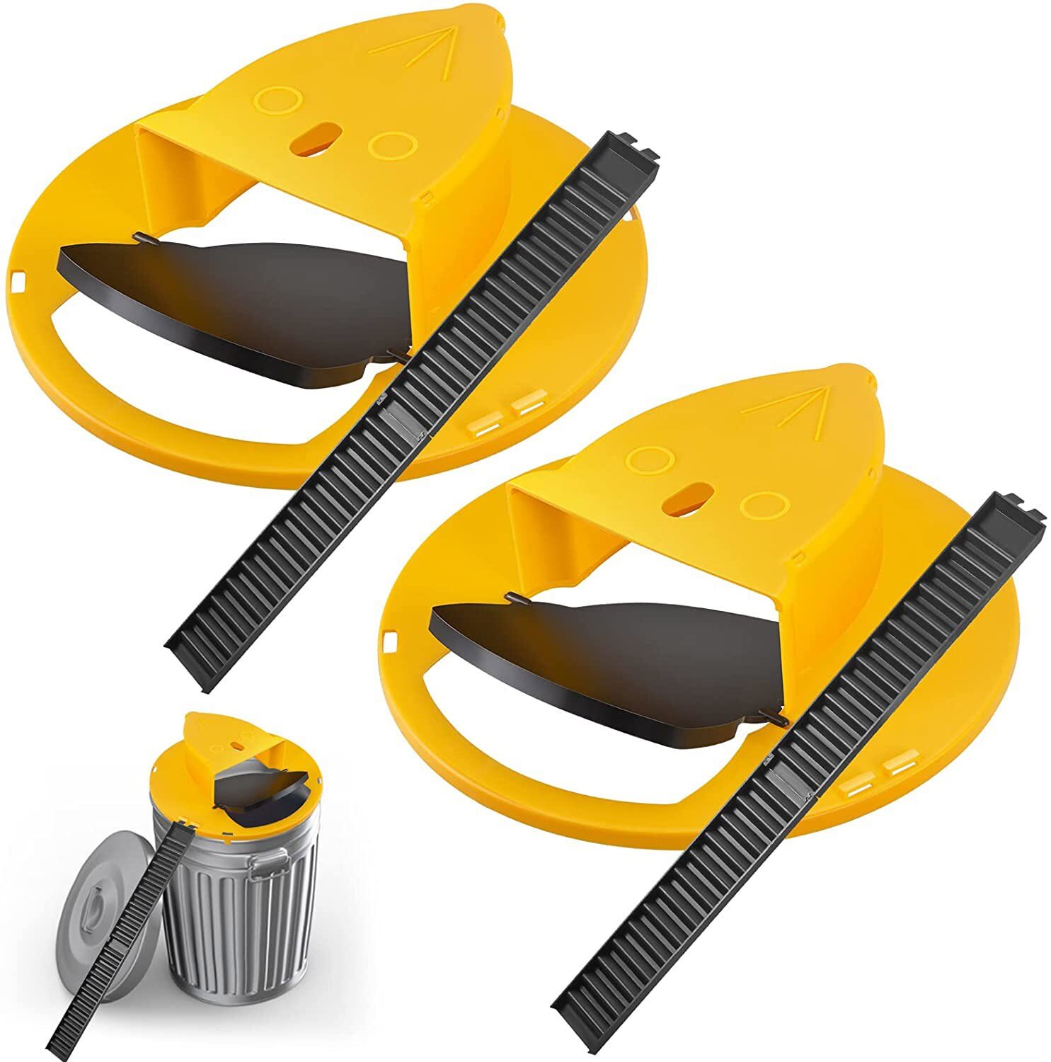 2x Mice Trap Reusable Smart Bucket Lid Mouse Rat trap Auto Reset