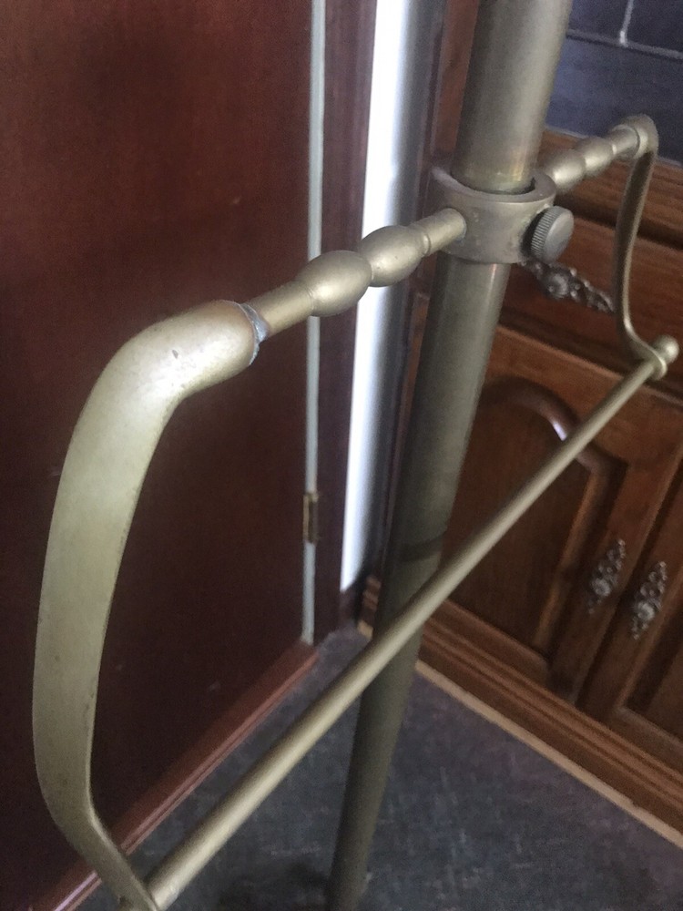 Antique Brass Valet Suit Stand