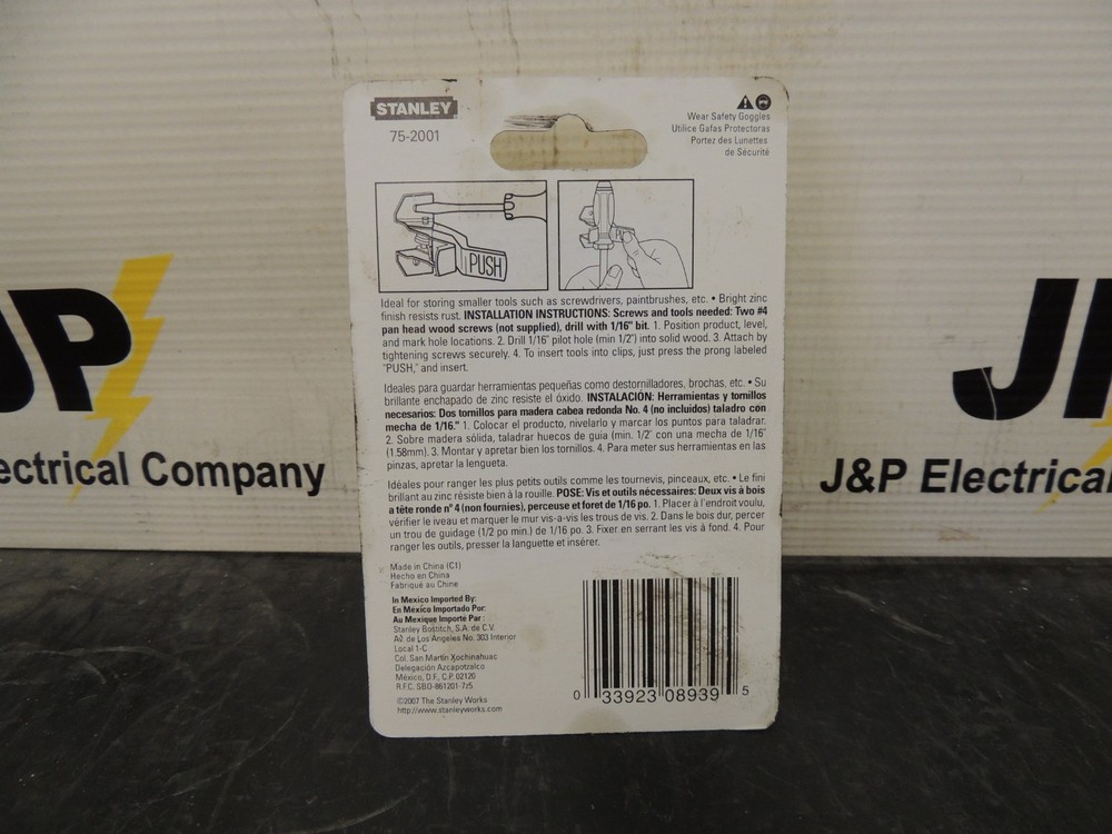 Giant Tool Storage Clip 75-2001 CD8517 STANLEY