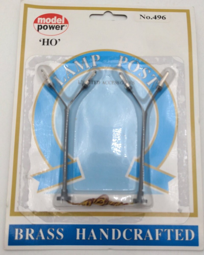 Model Power 496 HO Scale Double Highway Light (Pack of 2)