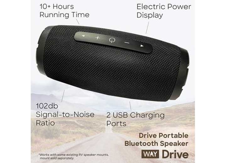 Way Interglobal 2022302352 Bluetooth Speaker (Includes Charging Cable), EEVD-08