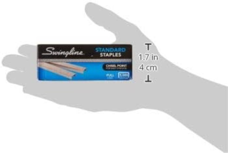 High-Performance Chisel Point Staples, 25-Sheet Capacity