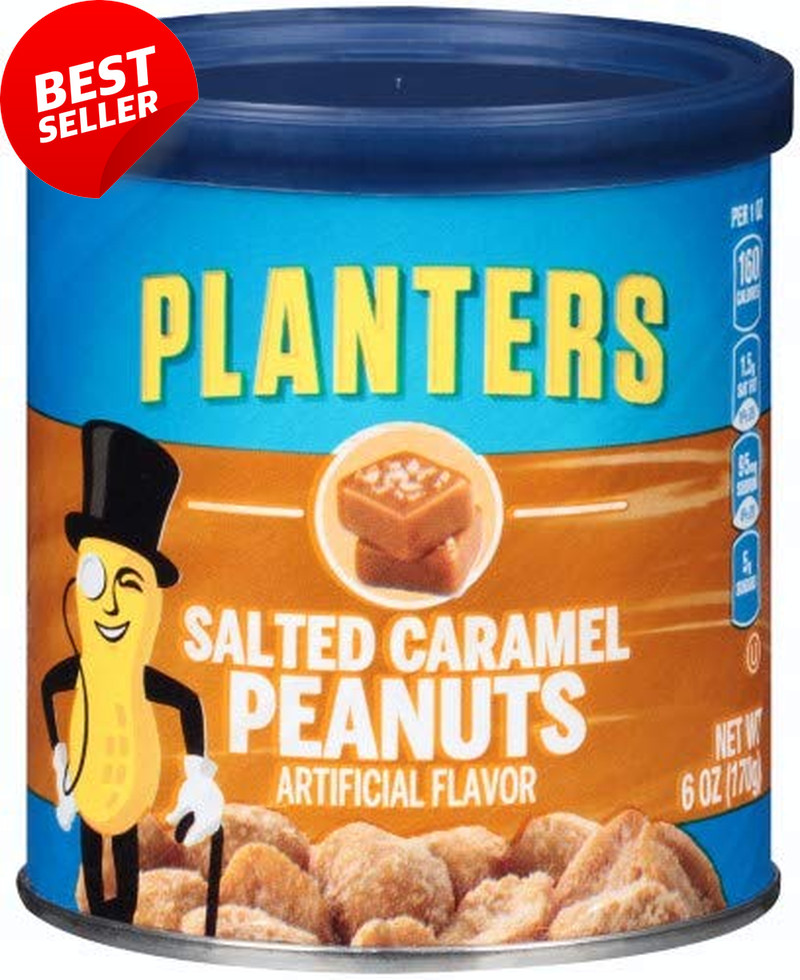 Peanuts, Salted Caramel (Pack of 4)