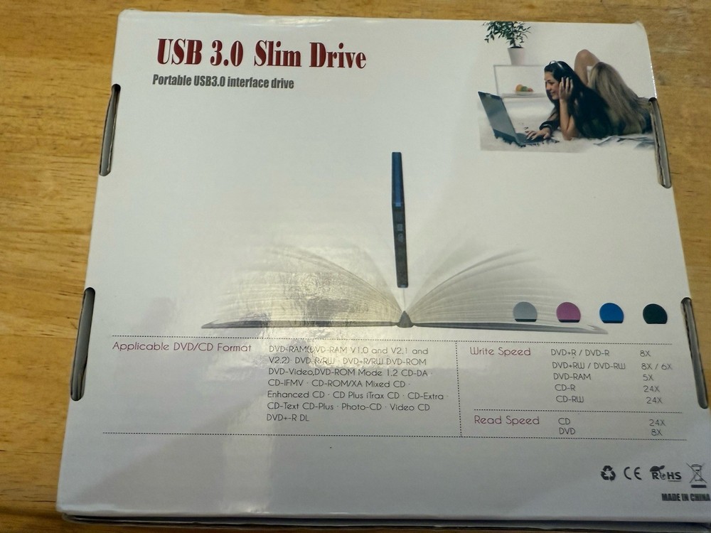 Slim Drive Portable USB3.0 interface drive