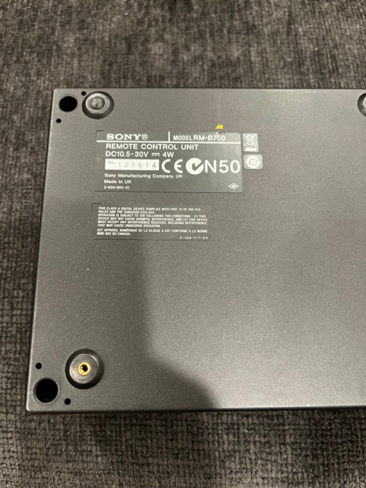 Sony RM-B750 RCP Remote Control Panel Paintbox for HDC/HDW Cameras – Untested