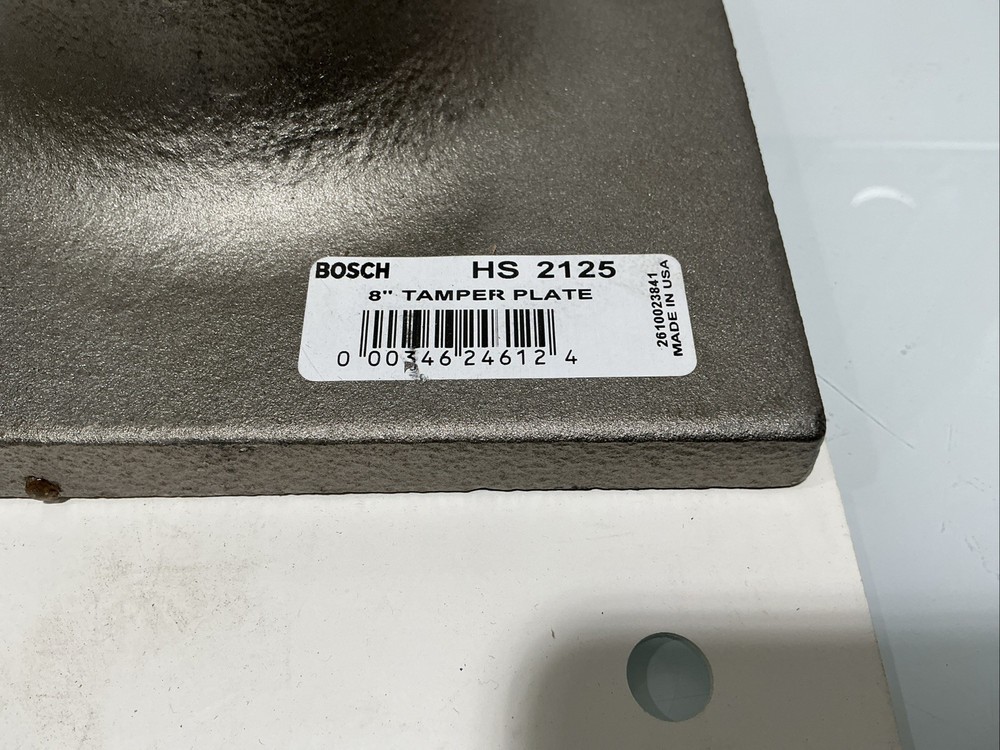 Bosch 8” Tamper Plate HS2125