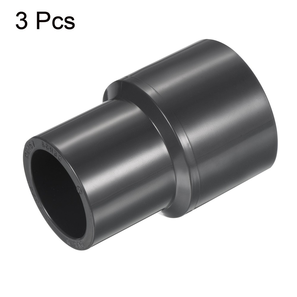 UPVC Fitting Pipe Reducer 1"x 3/4" 3pcs Straight Coupling