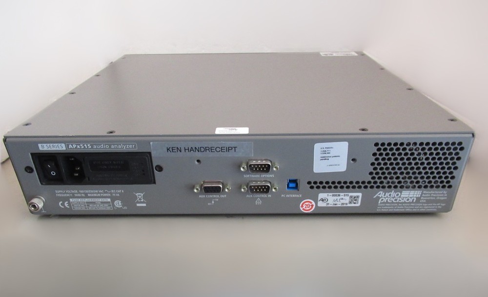 Audio Precision APx515 Audio Analyzer - B Series -