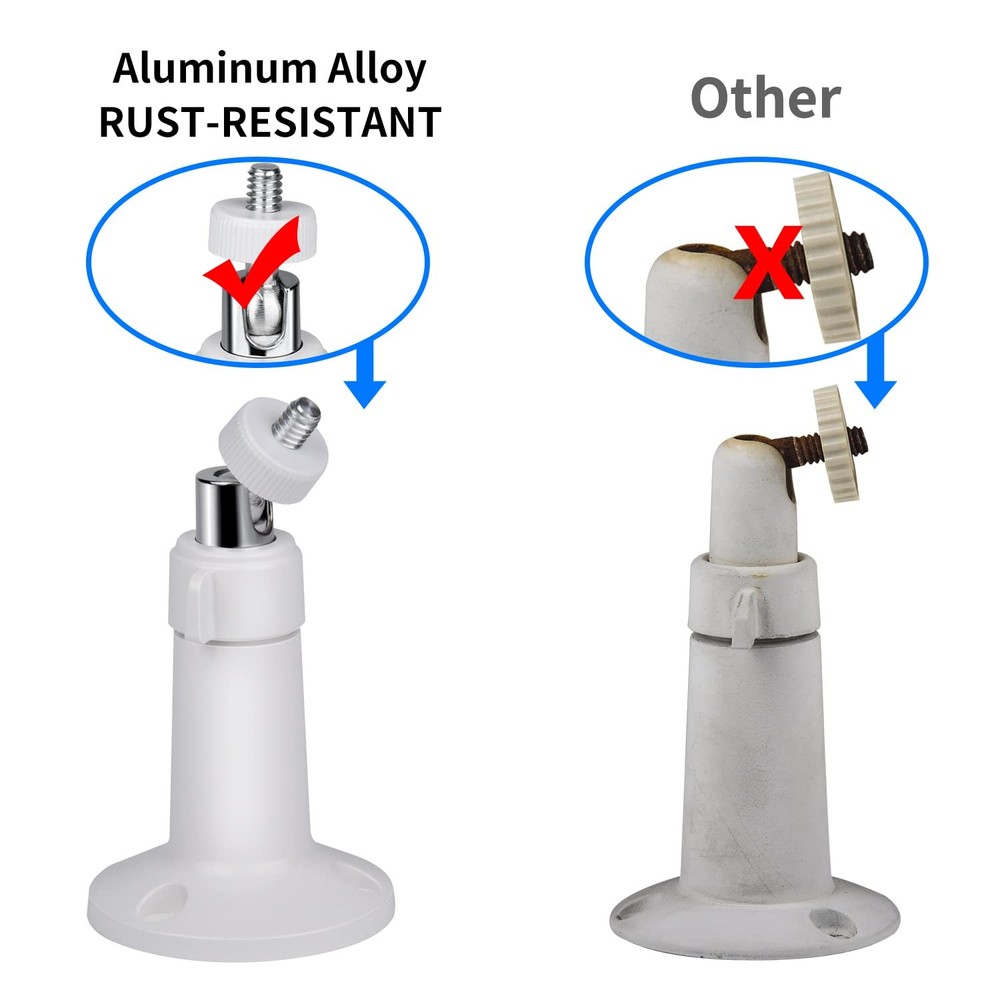 2 Pack Wall Mount Compatible with Ring Stick Up Cam Wired/Battery and Ring In...