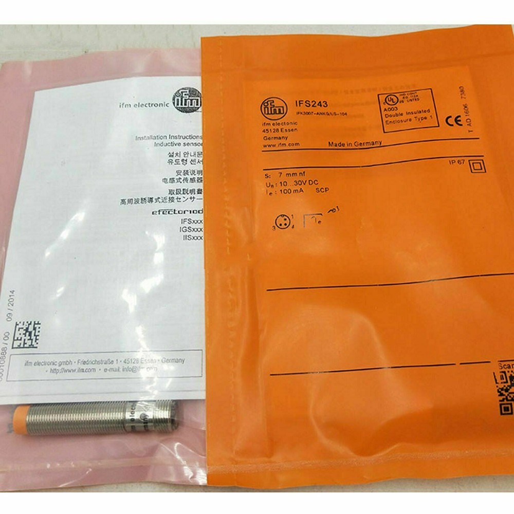 For IFM IFS243 Proximity Switch Sensor New