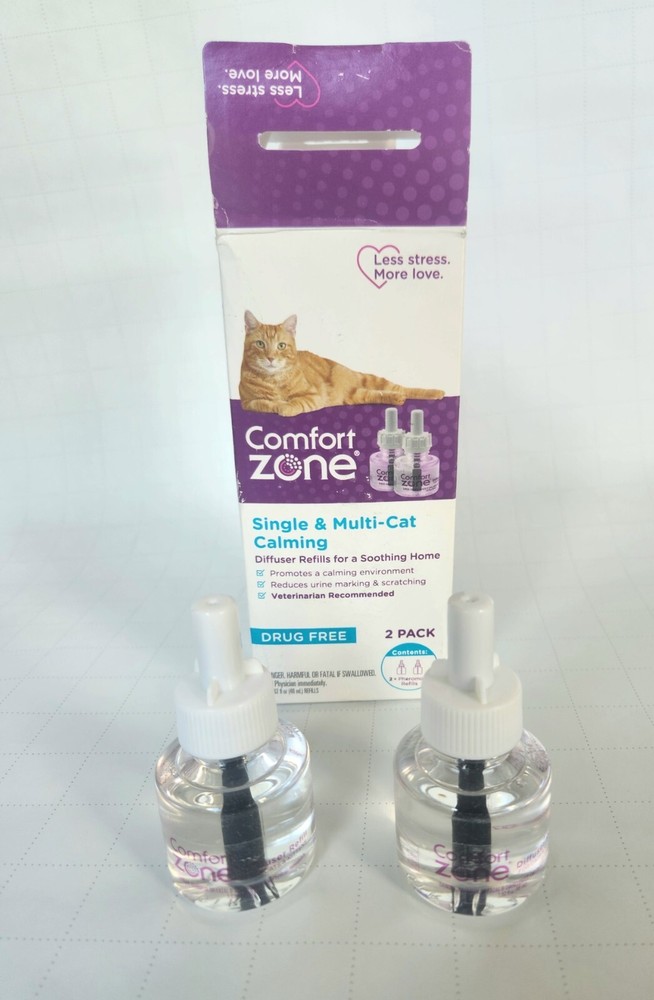 Comfort Zone Single & Multi-cat calming refills, 2 pack, NEW