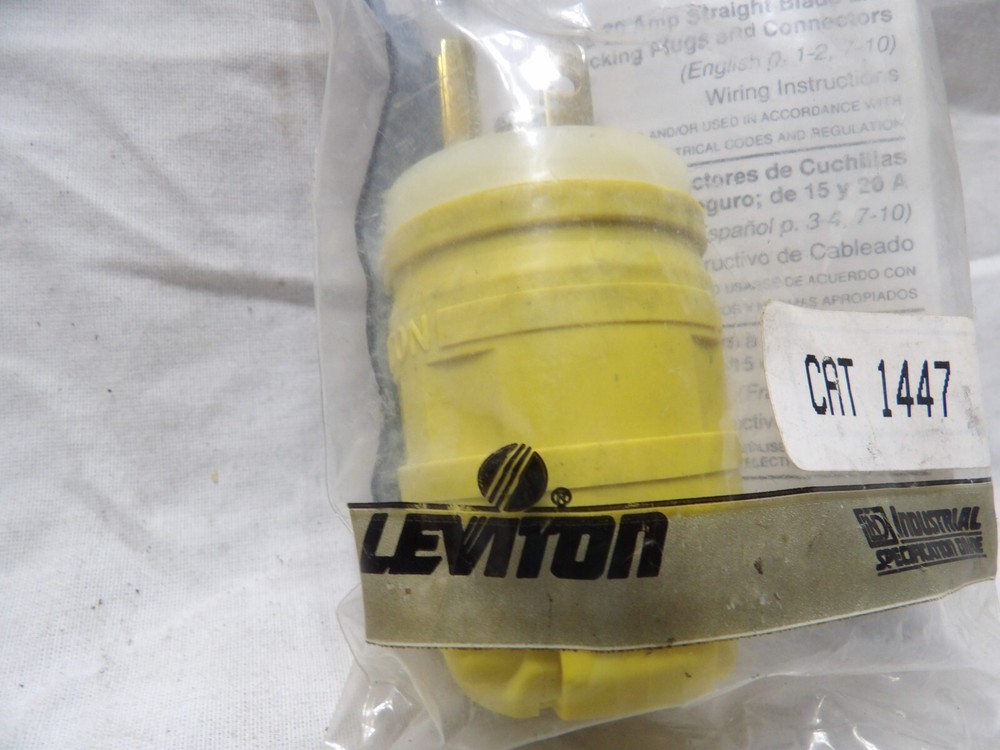 Leviton Dustguard 061-1447 2 Prong Plug