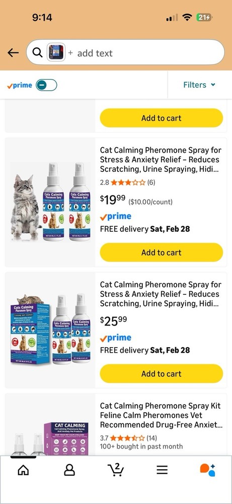 Cats Calming Pheromone Spray