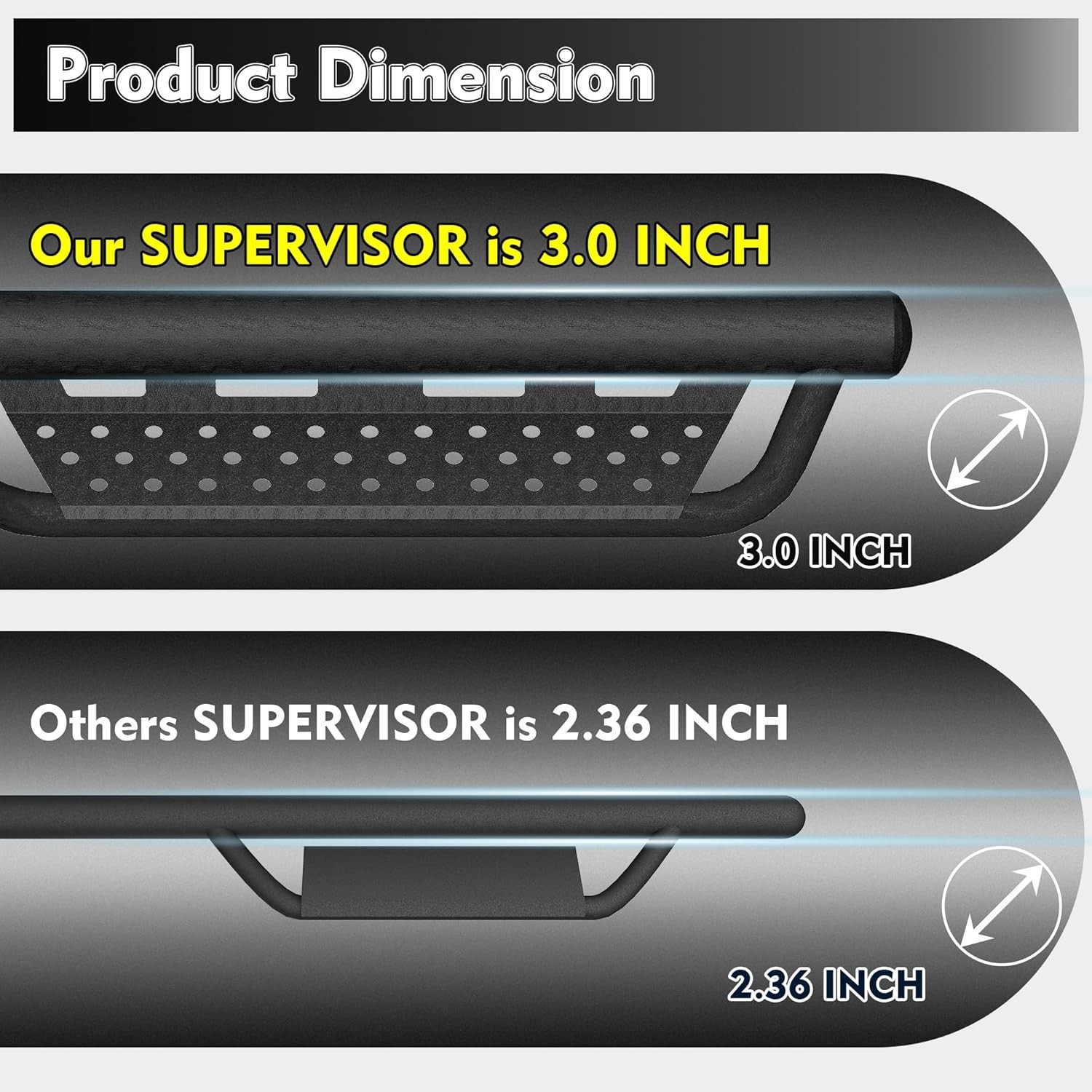 Upgraded Running Boards for 2018-2025 Jeep Wrangler JL 4 Door Side Step Nerf Bar