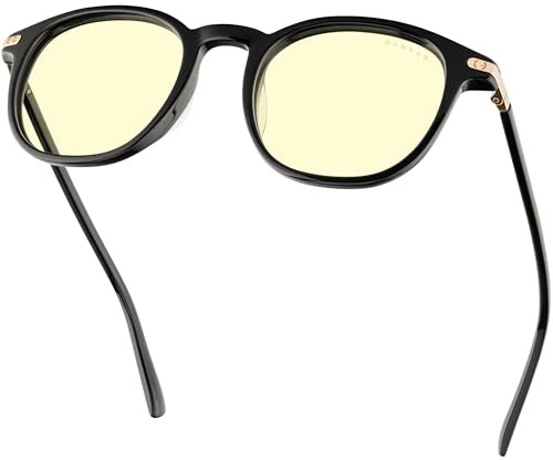GUNNAR Womens Computer Glasses - Sofia Onyx Amber Lens - Blue Light Blocking Ant