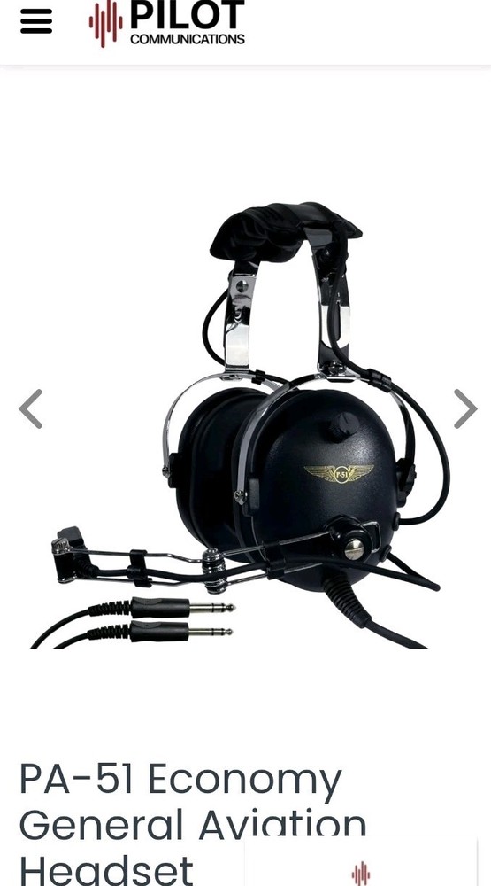 Pilot Avionics P-51 Commemorative Headset