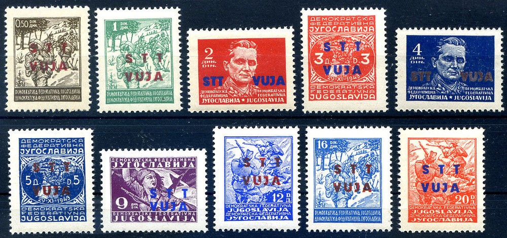Trieste B 1949 - Overprinted New Series ** MNH
