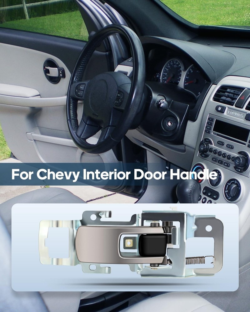 ECCPP Interior Door Handle 2005-2009 for Chevy Equinox Outer Beige