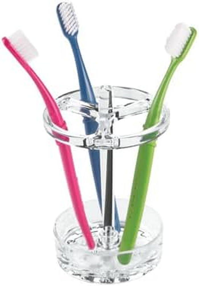 Toothbrush Holder for Normal to Large Toothbrushes, Spin Brushes, and Toothpaste