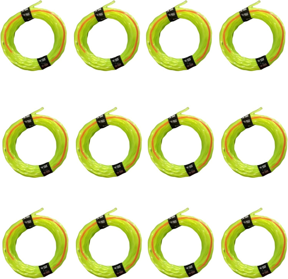 12 Pack String Trimmer Line .095 Compatible with Ego String Trimmer 095 Weed Eat