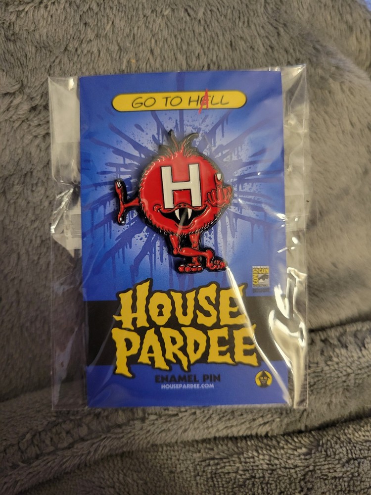 2024 SDCC ALEX PARDEE GO TO HELL H PIN