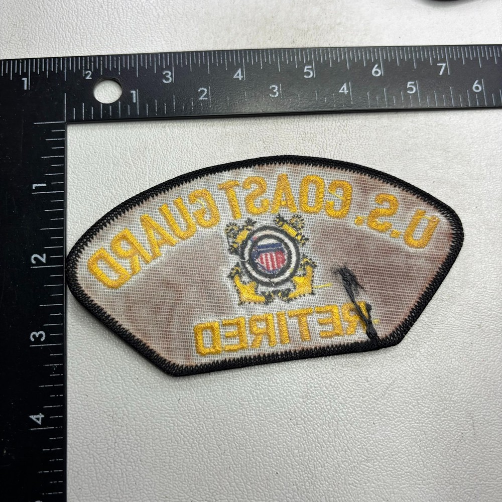 US COAST GUARD RETIRED Hat Patch 60XV