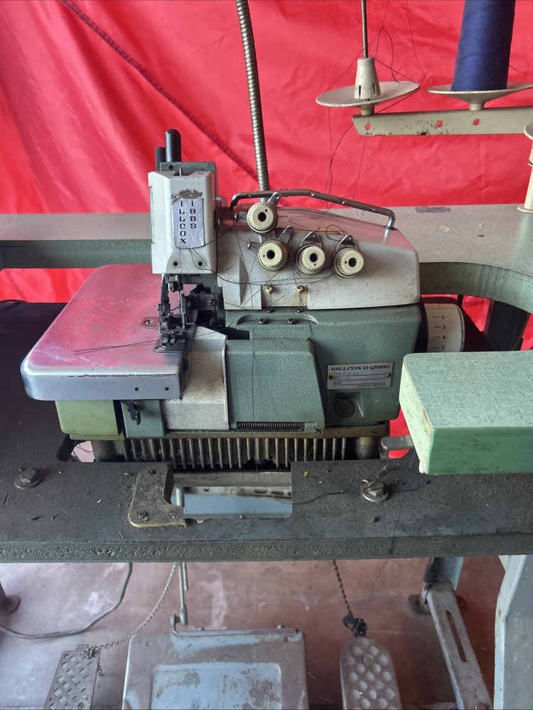 Used Wilcox And Gibbs Three Thread Sewing Machine