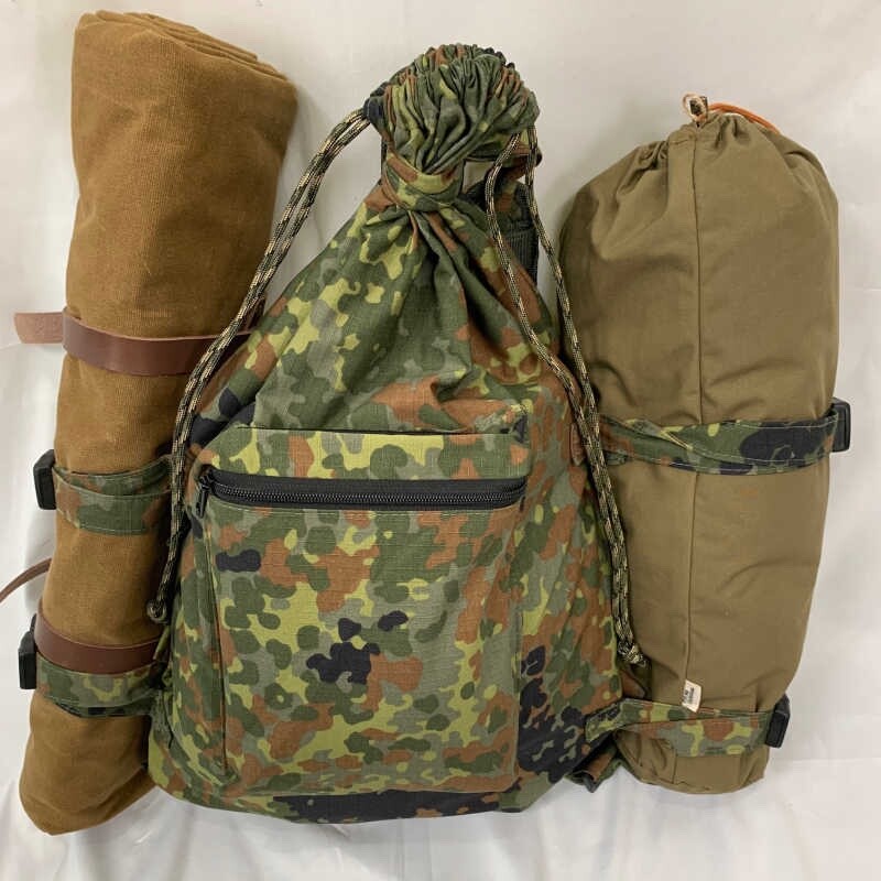 Modernized Soviet Bag/Veshmeshok/Backpack/Haversack/Ripstop/Waterproof/Flecktarn