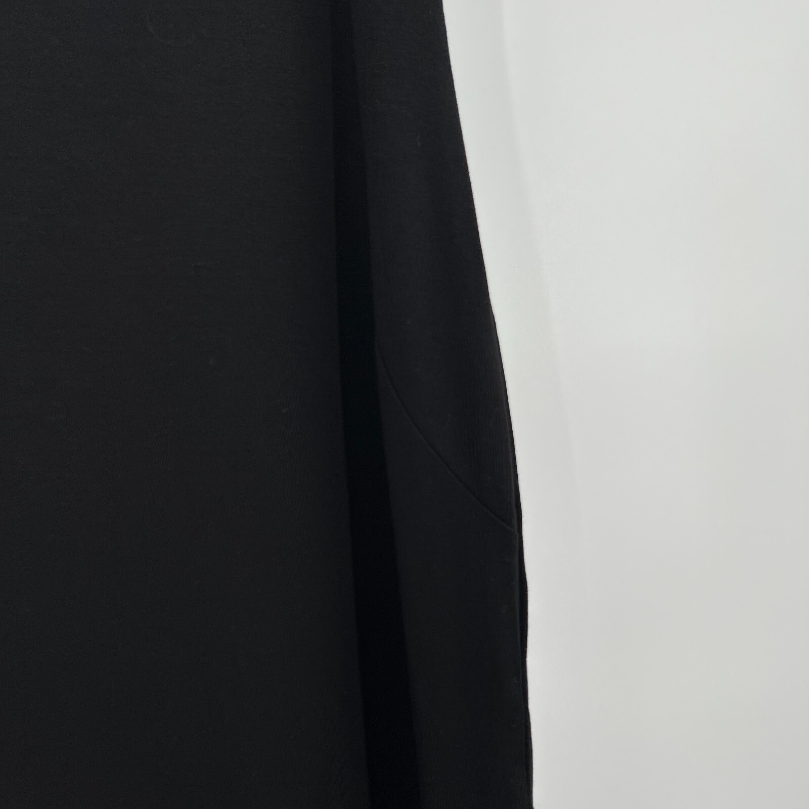 Quince Women’s Black Tencel Jersey Tank Maxi Dress sz S NWT Side Slit Sleeveless