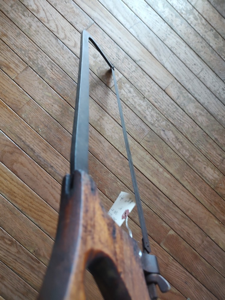 Vintage large hack saw by SHEFFIELD 19" blade