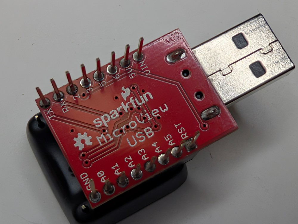 SparkFun MicroView Arduino OLED Display Module & USB Programmer Bundle Tested 6L