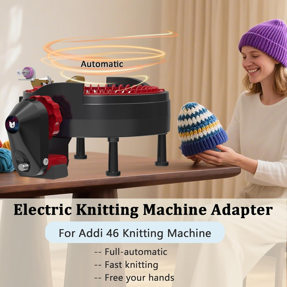 Electric Knitting Machine Adapter for Addi 46 Knitting Machine, Automatic Adapte