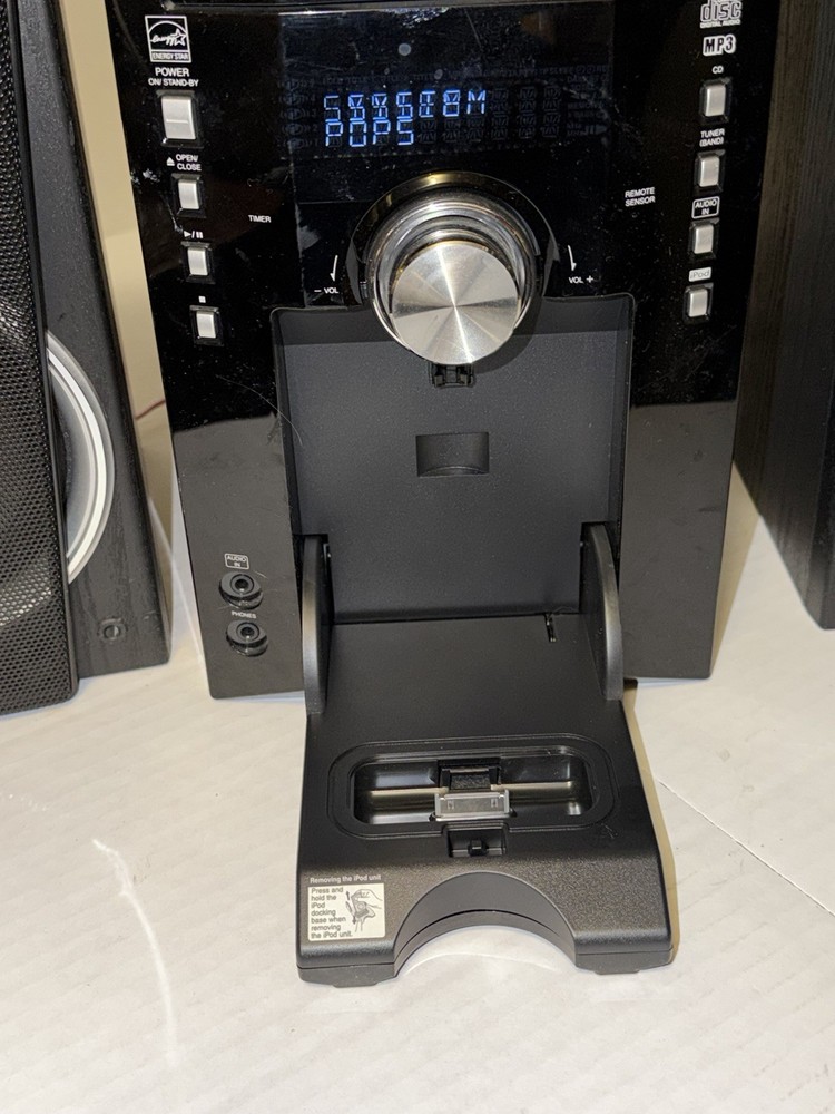 Sharp XL-DK257N Micro Component Stereo System iPod Dock CD & AM/FM Free Ship