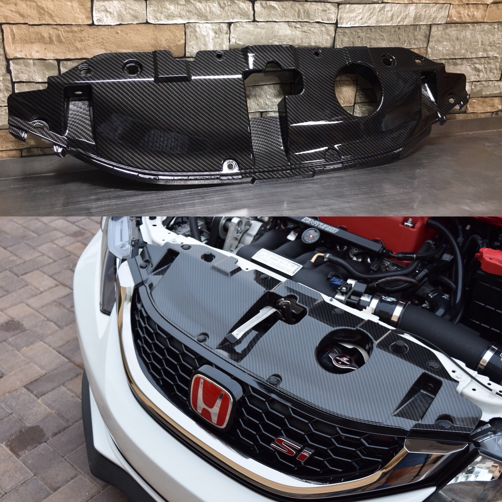 2013 - 2015 Civic SEDAN Carbon cooling Fb6 Radiator Si Hydro Dip Vtec Password