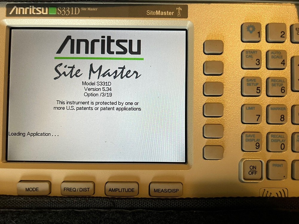 Anritsu S331D Site Master Cable & Antenna Analyzer SiteMaster Opt 3/19