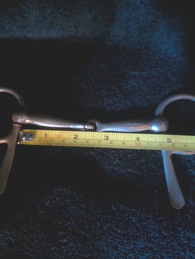 Nickel 4.5in Half Cheek Snaffle Bit