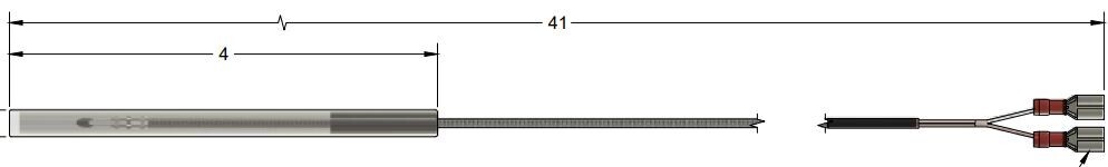 Vulcan Hart 353589-1 Replacement Temperature Probe for Commercial Ovens