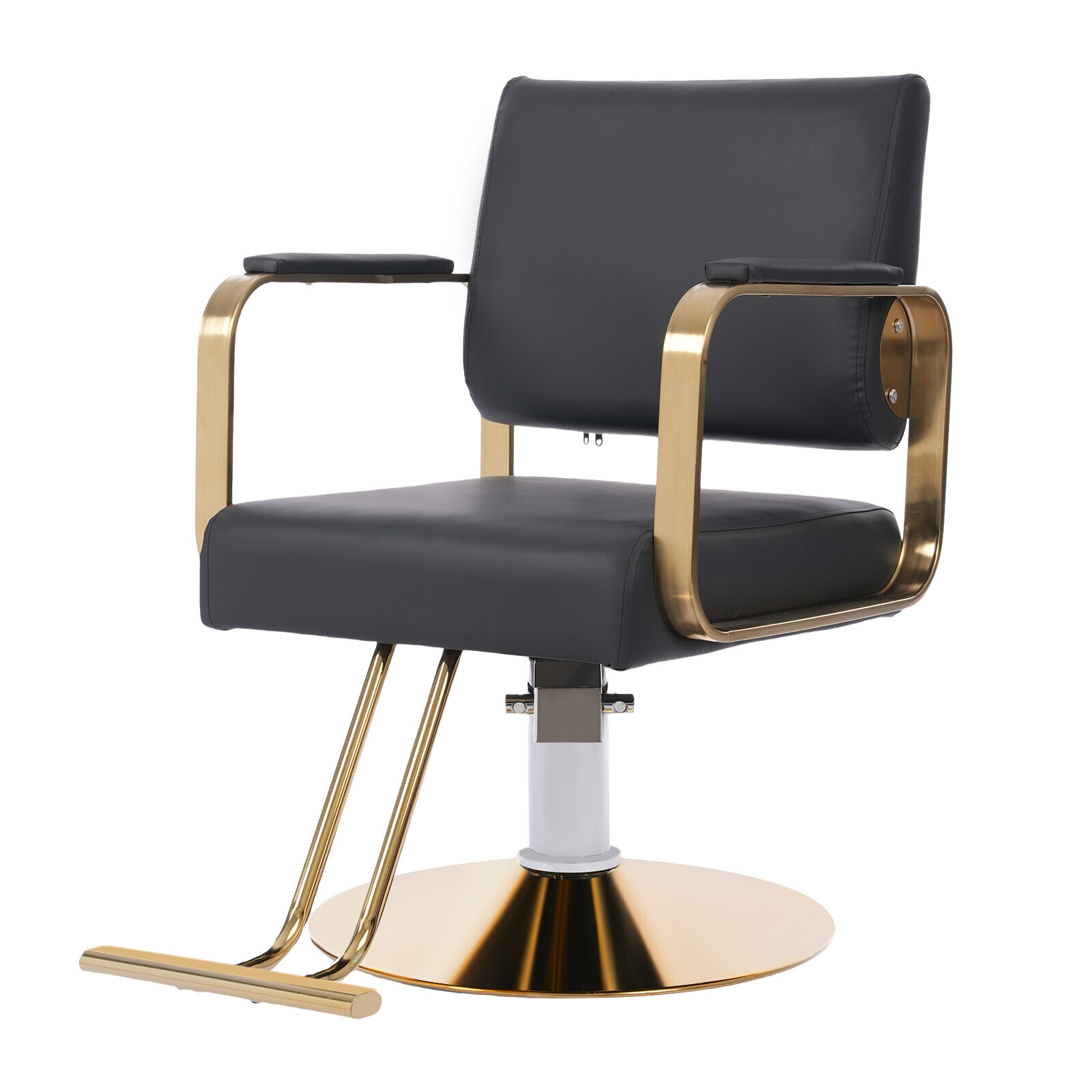 Beauty Salon Chair Barber Chair for Hair Stylist with Hydraulic Pump & Footrest