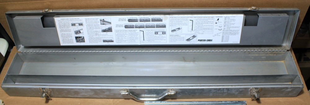 Porter Cable Model #59380 Hinge Butt Template Kit With Metal Case