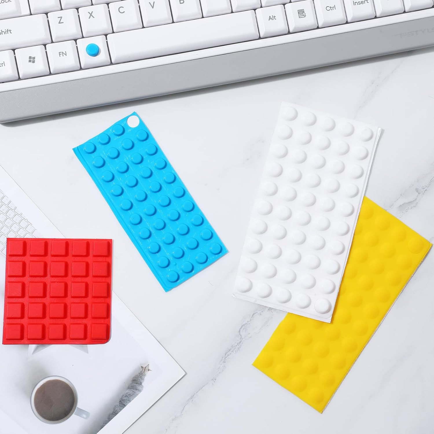 155Pcs Bump Dots for Visually Impaired, Low Vision Aids Braille Stickers Assorte