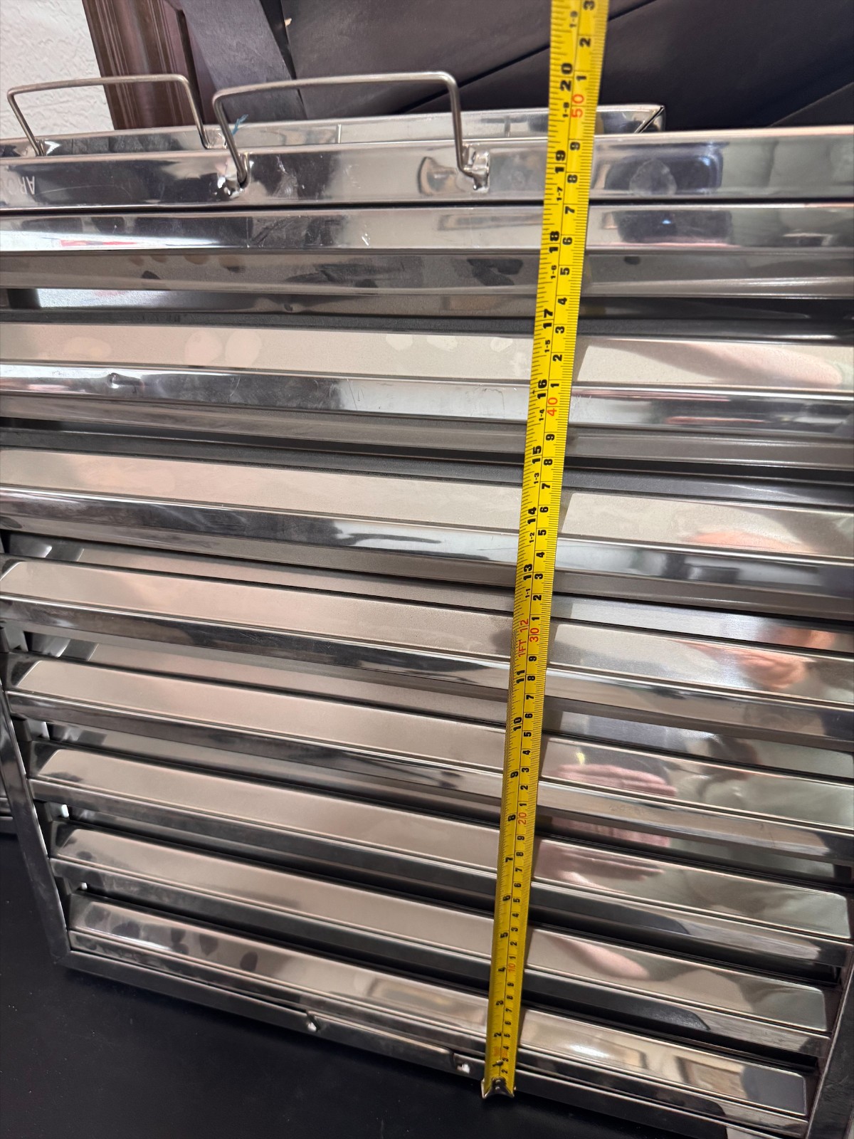 Two AROL Stainless Steel Commercial Hood Filters 19x19 Grease Baffle Restaurant